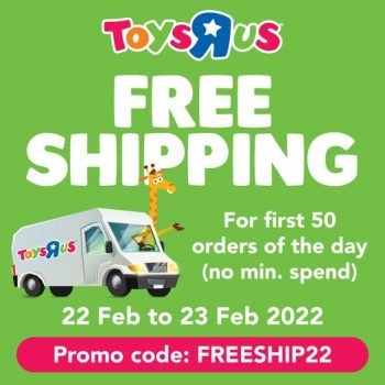 Toys22R22Us-Free-Shipping-Promotion-350x350 22-23 Feb 2022: Toys"R"Us Free Shipping Promotion