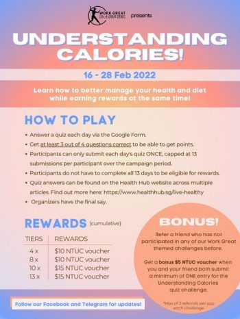 Work-Great-on-A-Great-Street-UNDERSTANDING-CALORIES--350x466 16-28 Feb 2022: Work Great on A Great Street UNDERSTANDING CALORIES