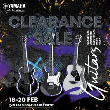 Yamaha-Music-Guitars-Clearance-Sale-at-Plaza-Singapura-350x350 18-20 Feb 2022: Yamaha Music Guitars Clearance Sale at Plaza Singapura