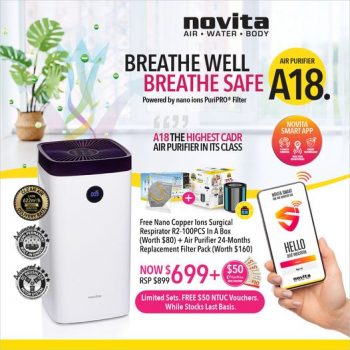 novita-Breathe-Well-Breathe-Safe-with-A18-Promotion-at-Isetan-350x350 16 Feb 2022 Onward: novita Breathe Well, Breathe Safe with A18 Promotion at Isetan