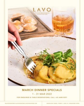 1-31-Mar-2022-LAVO-March-Dinner-Promotion-350x438 1-31 Mar 2022: LAVO March Dinner Promotion