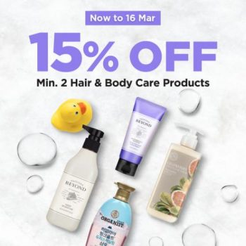 10-16-Mar-2022-The-Face-Shop-Hair-Body-Care-Products-15-OFF-Promotion--350x350 10-16 Mar 2022: The Face Shop Hair & Body Care Products 15% OFF Promotion