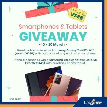 10-20-Mar-2022-Challenger-Smartphones-Tablets-Giveaway-350x350 10-20 Mar 2022: Challenger Smartphones & Tablets Giveaway