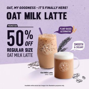 10-Mar-2022-Onward-Coffee-Bean-Oat-Milk-Latte-50-OFF-Promotion--350x350 10 Mar 2022 Onward: Coffee Bean Oat Milk Latte 50% OFF Promotion