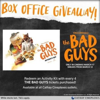 12-17-Mar-2022-Cathay-Cineplexes-THE-BAD-GUYS-Promotion-350x350 12-17 Mar 2022: Cathay Cineplexes THE BAD GUYS Promotion