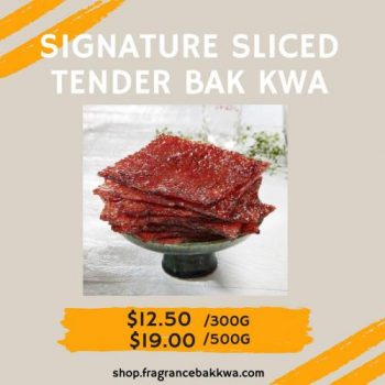 124245363-350x350 1-6 Mar 2022: Fragrance Bak Kwa Signature Sliced Tender Bak Kwa Promotion