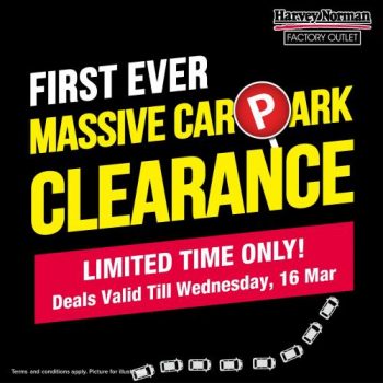 14-16-Mar-2022-Harvey-Norman-Chai-Chee-Massive-Carpark-Clearance-Sale-350x350 14-16 Mar 2022: Harvey Norman Chai Chee Massive Carpark Clearance Sale