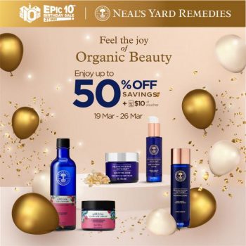 19-26-Mar-2022-Neals-Yard-Lazada-Epic-10-Promotion-Up-To-50-OFF-350x350 19-26 Mar 2022: Neal's Yard Lazada Epic 10 Promotion Up To 50% OFF