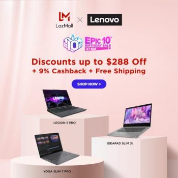 19-27-Mar-2022-Lenovo-Lazada-Epic-10th-Birthday-Sale-350x350 19-27 Mar 2022: Lenovo Lazada Epic 10th Birthday Sale