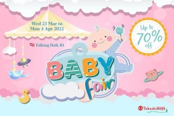 23-Mar-4-Apr-2022-Takashimaya-Baby-Fair-Promotion-Up-To-70-OFF--350x233 23 Mar-4 Apr 2022: Takashimaya Baby Fair Promotion Up To 70% OFF