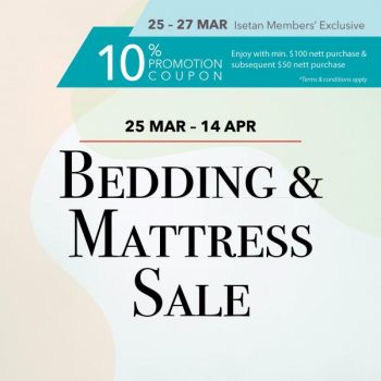 25-Mar-14-Apr-2022-ISETAN-Bedding-Mattress-Sale--350x350 25 Mar-14 Apr 2022: ISETAN Bedding & Mattress Sale