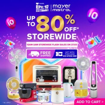 27-Mar-2022-Mayer-Mistral-Lazada-Epic-10th-Birthday-Sale-Up-To-80-OFF-350x350 27 Mar 2022: Mayer & Mistral Lazada Epic 10th Birthday Sale Up To 80% OFF