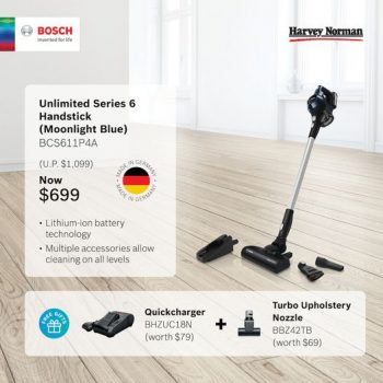 277254334_7700254023378231_2256478866433840893_n-350x350 29 Mar 2022 Onward: Harvey Norman Bosch’s Unlimited Series 6 Handstick Vacuum Cleaner Promotion