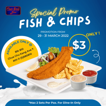 28-31-Mar-2022-Char-Grill-Bar-Fish-Chips-Special-Promotion-350x350 29-31 Mar 2022: Char-Grill Bar Fish & Chips Special Promotion