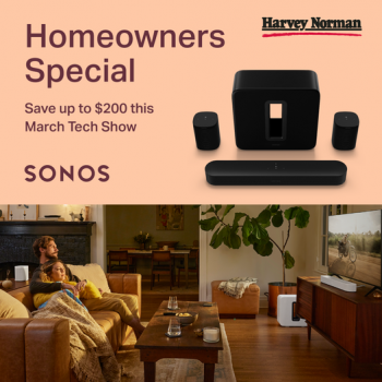 28-Mar-2022-Onward-Harvey-Norman-Sonos-March-Tech-Show-Promotionq-350x350 28 Mar 2022 Onward: Harvey Norman Sonos March Tech Show Promotion