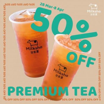 28-Mar-8-Apr-2022-Milksha-Premium-Tea-50-OFF-Promotion-350x350 28 Mar-8 Apr 2022: Milksha Premium Tea 50% OFF Promotion