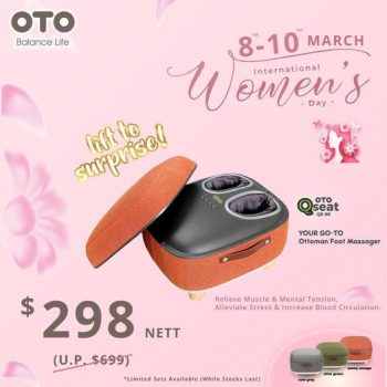 8-10-Mar-2022-OTO-International-Womens-Day-Q-Seat-@-298-Promotion-350x350 8-10 Mar 2022: OTO International Women's Day Q-Seat @ $298 Promotion