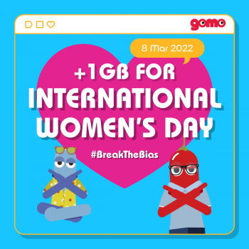8-Mar-2022-GOMO-by-Singtel-Happy-International-Womens-Day-Promotion-350x350 8 Mar 2022: GOMO by Singtel Happy International Women’s Day Promotion