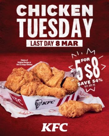 8-Mar-2022-Onward-KFC-Chicken-Tuesday-Promotion-5-for-8-350x437 8 Mar 2022 Onward: KFC Chicken Tuesday Promotion 5 for $8