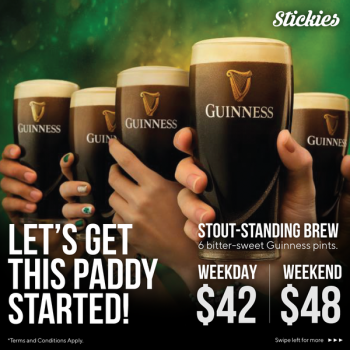 8-Mar-2022-Onward-Stickies-Bar-6-Guinness-pints-Promotion-350x350 8 Mar 2022 Onward: Stickies Bar 6 Guinness pints Promotion