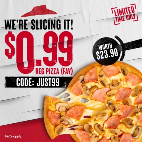 9 Mar 2022 Onward: Pizza Hut Regular Pizza @ $0.99 Promotion -  SG.EverydayOnSales.com