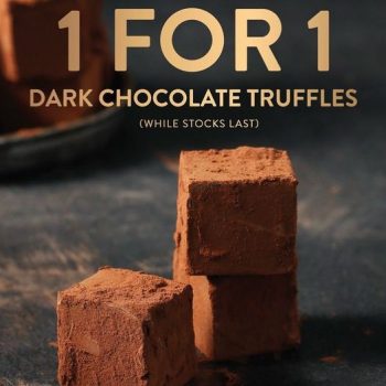 Awfully-Chocolate-1-for-1-on-our-best-selling-iconic-dark-chocolate-truffle-cubes-Promotion-350x350 3 Mar 2022 Onward: Awfully Chocolate 1-for-1 on our best-selling iconic dark chocolate truffle cubes Promotion