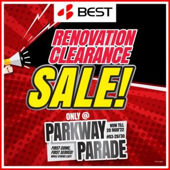 BEST-Denki-Parkway-Parade-Renovation-Clearance-Sale-350x350 14-20 Mar 2022: BEST Denki Parkway Parade Renovation Clearance Sale