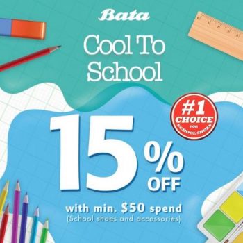 Bata-Back-To-School-Promotion-15-OFF-350x350 15-20 Mar 2022: Bata Back To School Promotion 15% OFF