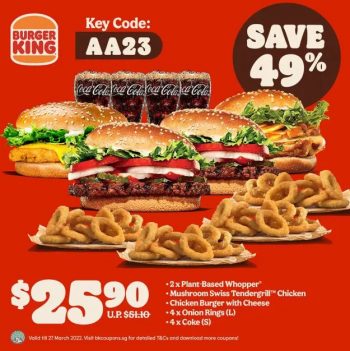 Burger-King-51-off-1-for-1-Deals-6-350x351 Now till 27 Mar 2022: Burger King 51% off & 1-for-1 Deals