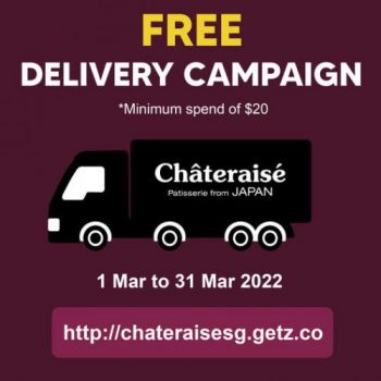 Chateraise-Online-March-FREE-Delivery-Promotion-350x350 1-31 Mar 2022: Chateraise Online March FREE Delivery Promotion