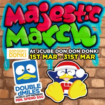 DON-DON-DONKI-MAJESTIC-MARCH-Promotion-at-JCube-350x350 1-31 Mar 2022: DON DON DONKI MAJESTIC MARCH Promotion at JCube