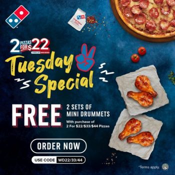 Dominos-Pizza-Buckle-up-for-double-Deals-350x350 1-31 Mar 2022: Domino's Pizza Buckle up for double Deals