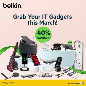 Gain-City-Belkin-IT-gadgets-Promotion-350x350 1 Mar 2022 Onward: Gain City Belkin IT gadgets Promotion