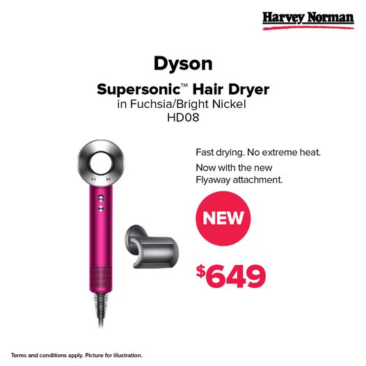1 Mar 2022 Onward: Harvey Norman Dyson SupersonicTM Hair Dryer Promotion -  