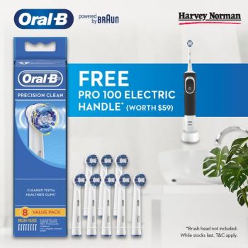 Harvey-Norman-FREE-Pro-100-Electric-Toothbrush-Handle-Promotion.-350x350 2 Mar 2022 Onward: Harvey Norman FREE Pro 100 Electric Toothbrush Handle Promotion