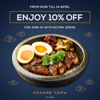 Kogane-Yama-10-OFF-Promotion-350x350 30 Mar-14 Apr 2022: Kogane Yama 10% OFF Promotion