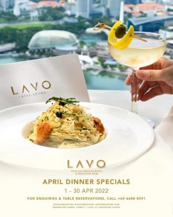 LAVO-April-Dinner-Promotion-350x438 1-30 Apr 2022: LAVO April Dinner Promotion