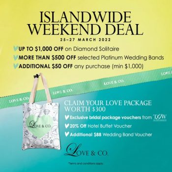Love-Co.-Islandwide-Weekend-Deal-350x350 25-27 Mar 2022: Love & Co. Islandwide Weekend Deal