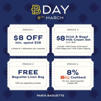 Paris-Baguette-special-8th-Day-Promotion-350x350 6-8 Mar 2022: Paris Baguette  special 8th Day Promotion