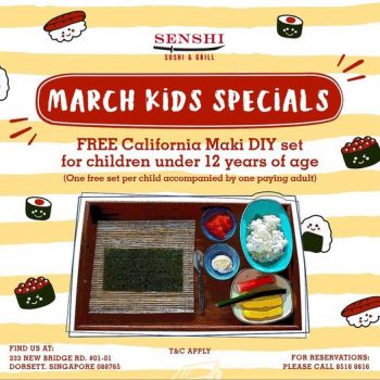 Senshi-Sushi-Grill-March-KIDS-SPECIAL-Promotion-350x350 2 Mar 2022 Onward: Senshi Sushi & Grill March KIDS SPECIAL Promotion