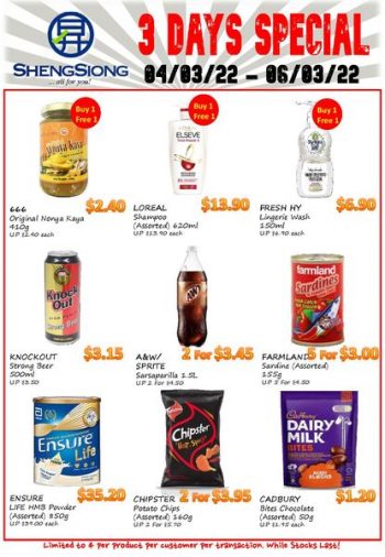 Sheng-Siong-Supermarket-3-Days-in-store-Specials-Promotion1-350x506 4-6 Mar 2022: Sheng Siong Supermarket 3 Days in-store Specials Promotion