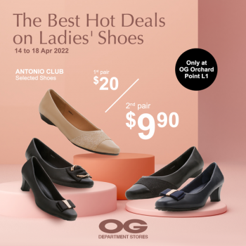 14-18-Apr-2022-OG-Best-Hot-Deals-on-Ladies-Shoes-Promotion-350x350 14-18 Apr 2022: OG Best Hot Deals on Ladies’ Shoes Promotion