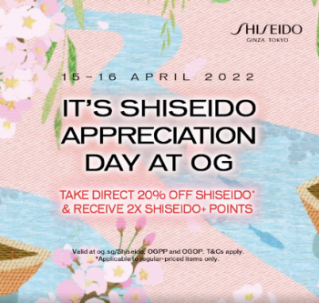 15-16-Apr-2022-OG-Exclusive-Skincare-Treats-Shiseido-Promotion-350x333 15-16 Apr 2022: OG Exclusive Skincare Treats Shiseido Promotion