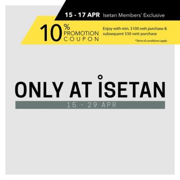 15-17-Apr-2022-Isetan-10-rebate-coupon-Promotion-350x350 15-17 Apr 2022: Isetan 10% rebate coupon Promotion