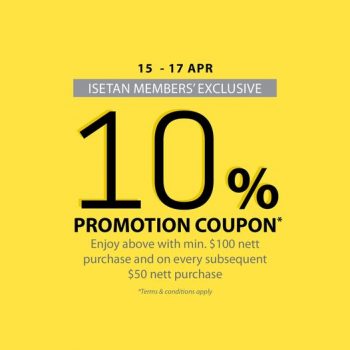 15-17-Apr-2022-Isetan-Promotion-Coupons-Storewide-350x350 15-17 Apr 2022: Isetan Promotion Coupons Storewide