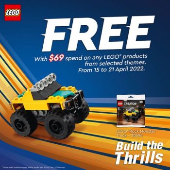 15-21-Apr-2022-Toys22R22Us-Free-Lego-Rock-Monster-Truck-Promotion-350x350 15-21 Apr 2022: Toys"R"Us Free Lego Rock Monster Truck Promotion