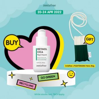 20-24-Apr-2022-Innisfree-Earth-Day-Promotion-FREE-PLEATSMAMA-Nano-Bag3-350x349 20-24 Apr 2022: Innisfree Earth Day Promotion FREE PLEATSMAMA Nano Bag