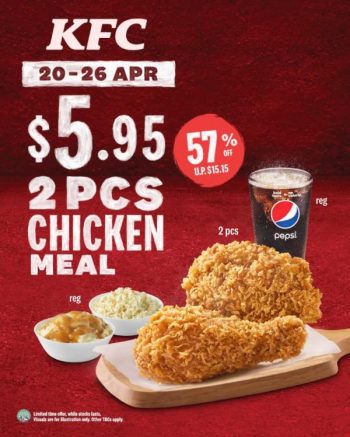 20-26-Apr-2022-KFC-2pcs-Hot-Crispy-Chicken-Meal-@-5.95-Promotion-350x437 20-26 Apr 2022: KFC 2pcs Hot & Crispy Chicken Meal @ $5.95 Promotion