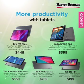 20-Apr-2022-Onward-Harvey-Norman-Lenovo-productivity-tablets-Promotion-350x350 20 Apr 2022 Onward: Harvey Norman Lenovo productivity tablets Promotion