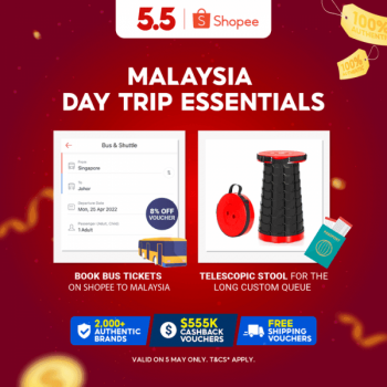 21-Apr-5-May-2022-Shopee-Malaysia-Day-Trip-Essentials-Promotion-350x350 21 Apr-5 May 2022: Shopee Malaysia Day Trip Essentials Promotion